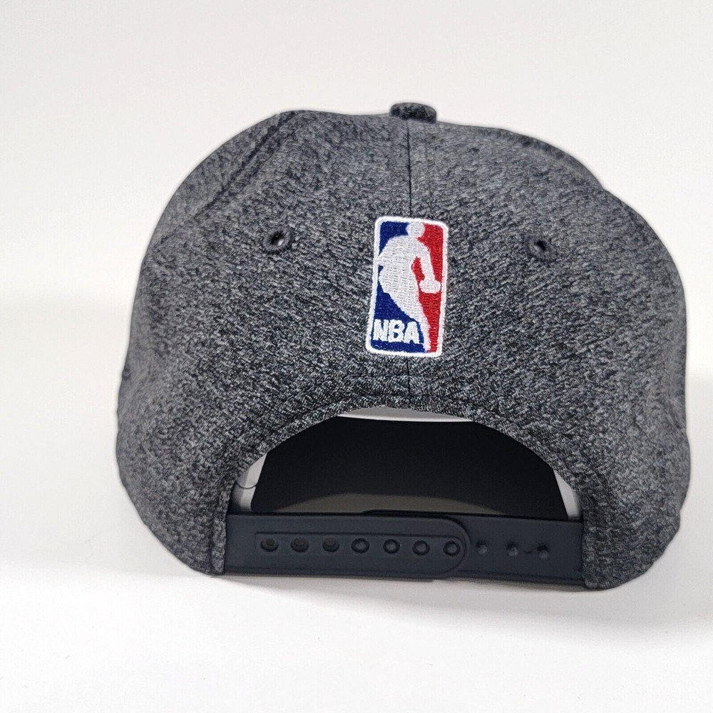 Chicago Bulls Hat New Era Adjustable Snapback Grey / Black Cap NBA Basketball - Picture 5 of 8